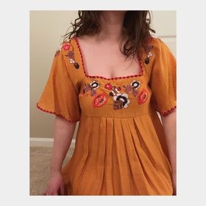 Madewell Flutter Sleeve Dress